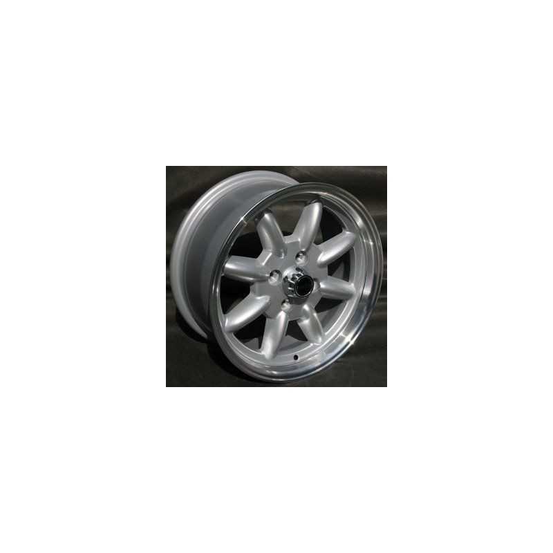 Aluminum Wheel MAXILITE 7x15 Minilite Silver Diamond Cut 4x100 Al 54 1