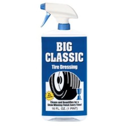 BIG CLASSIC TIRE detergente per pneumatici / spray lucidante 473 ml (1 PINT / 16 FL OZ)