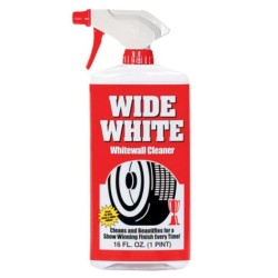 Detergente per pneumatici a fascia bianca WIDE WHITE spray 473 ml (1 PINT / 16 FL OZ)