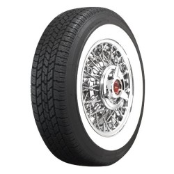 Neumático Coker 225/75R14 102P Classic Radial pared blanca 64mm (2 1/2" ww)