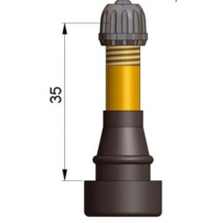 valve tubeless caoutchoutée haute pression