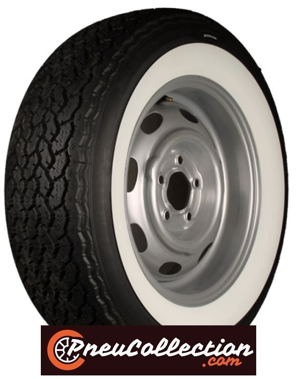 pneu Michelin 185/70R15 89V XWX flanc blanc de 60mm (2 3/8')