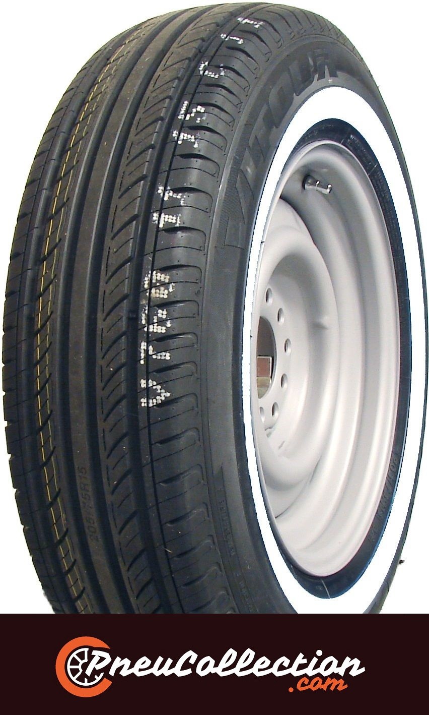 pneu GALAXY 205/70R14 95 H R1 WSW flanc blanc 28mm